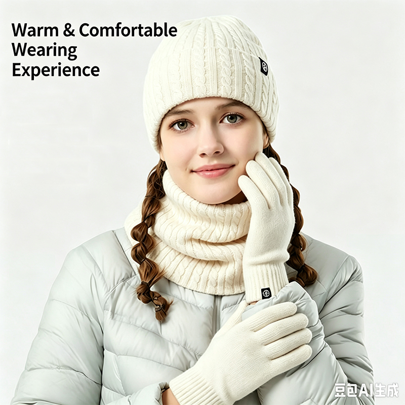 Man and Woman Fleece Lined Hat - Wool Glove Lined recension och pris