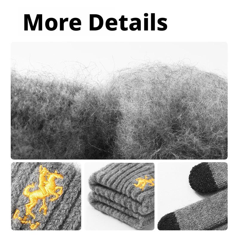 2026 Men's Thermal Wool Knitte - Wool Glove Lined recension och pris