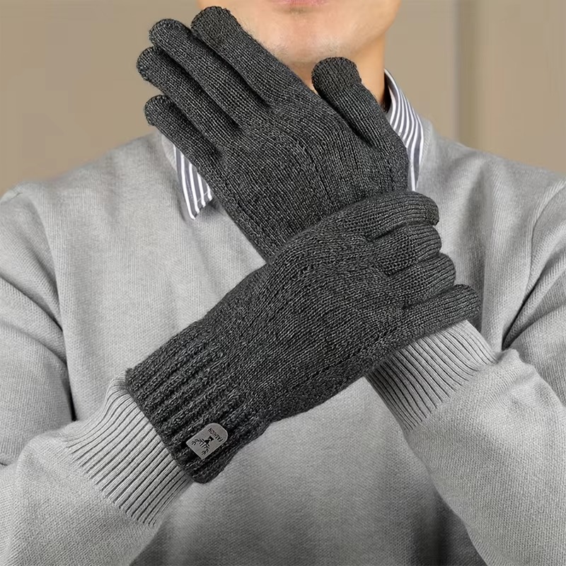 2026 Men's Thermal Wool Knitte - Wool Glove Lined recension och pris