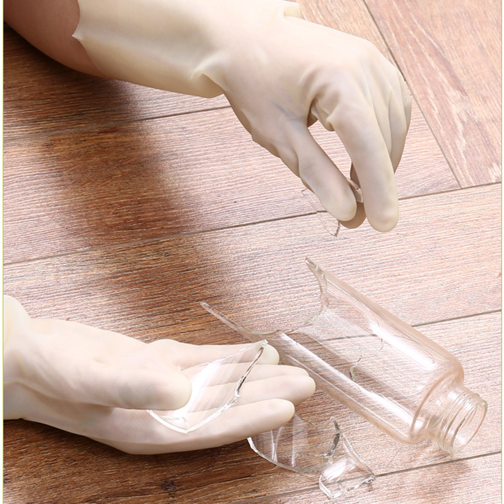 2Pairs Kitchen Rubber Gloves W - Dish Glove Rubber recension och pris