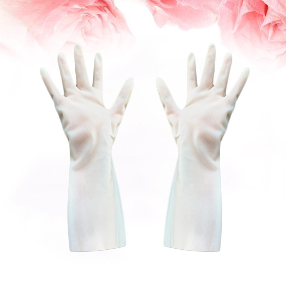 2Pairs Kitchen Rubber Gloves W - Dish Glove Rubber recension och pris