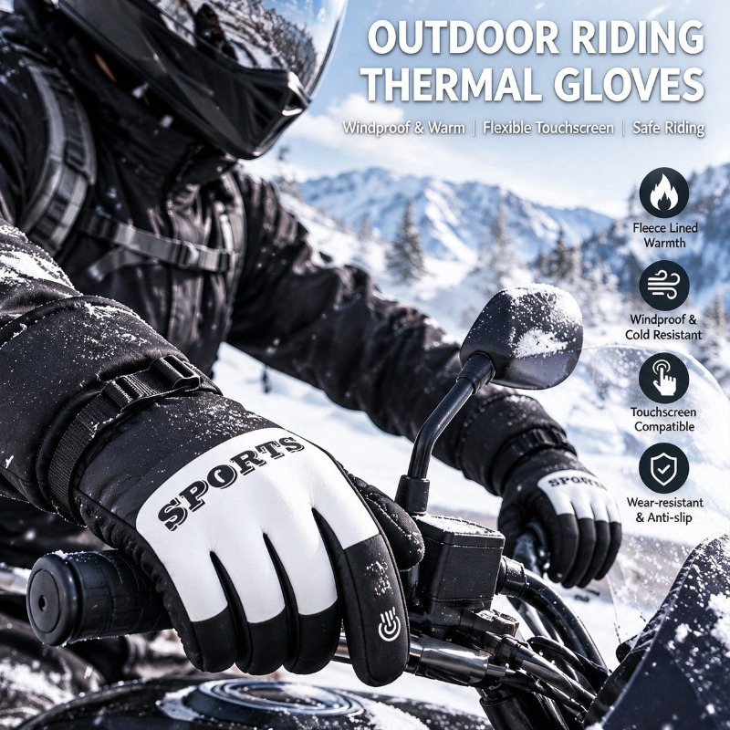 Winter Motorcycle Gloves Outdo - Ski Glove Waterproof recension och pris